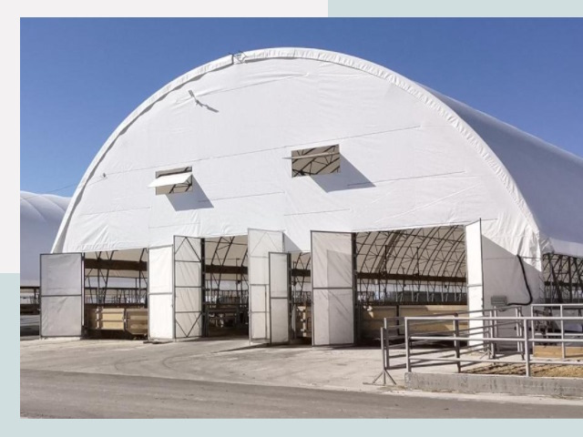 Тентовые ангары по цене 620 руб. в Новомосковск