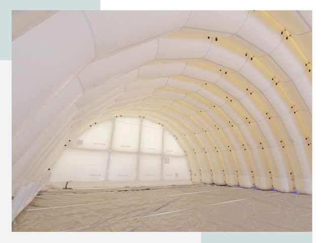 Пневмокаркасные ангары в Новомосковске