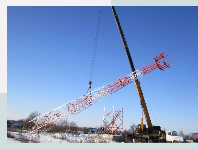 Строительство башен связи в Новомосковске от 620 руб.