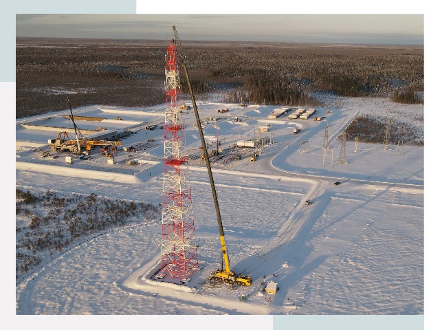 Мачты связи в Новомосковске