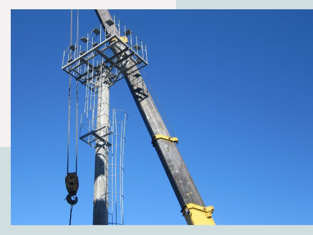 Монтаж осветительных мачт в Новомосковск от 620 руб.