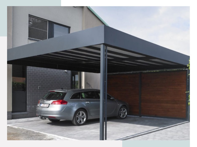 Металлические навесы в Новомосковске