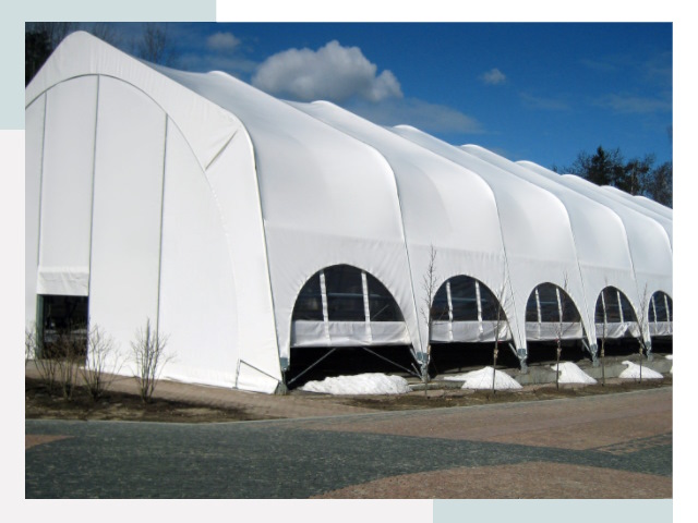 Каркасно-тентовые сооружения в Новомосковске