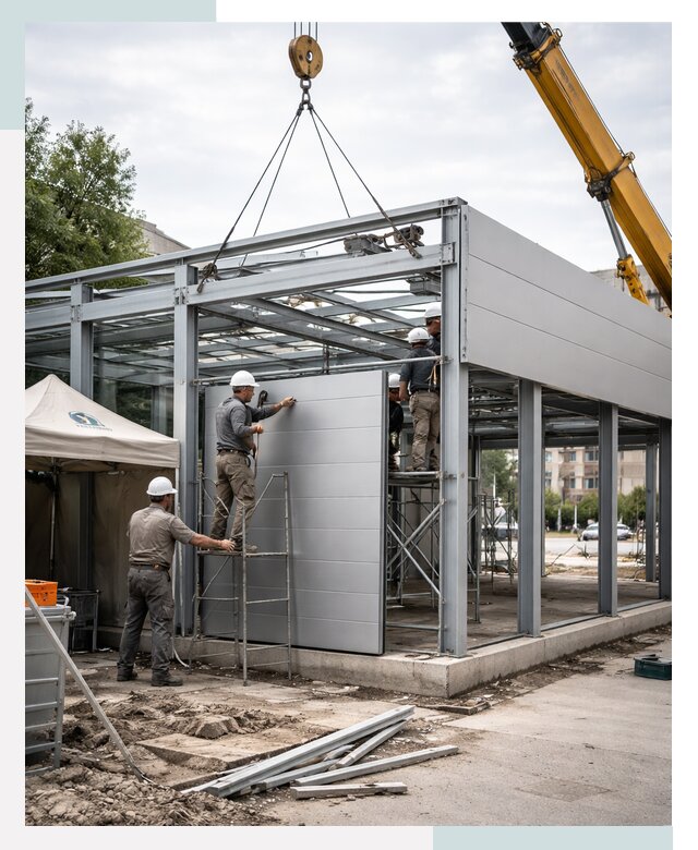 СтальСтрой-Нвм: торговый павильон под ключ в Новомосковске от 36138 р.