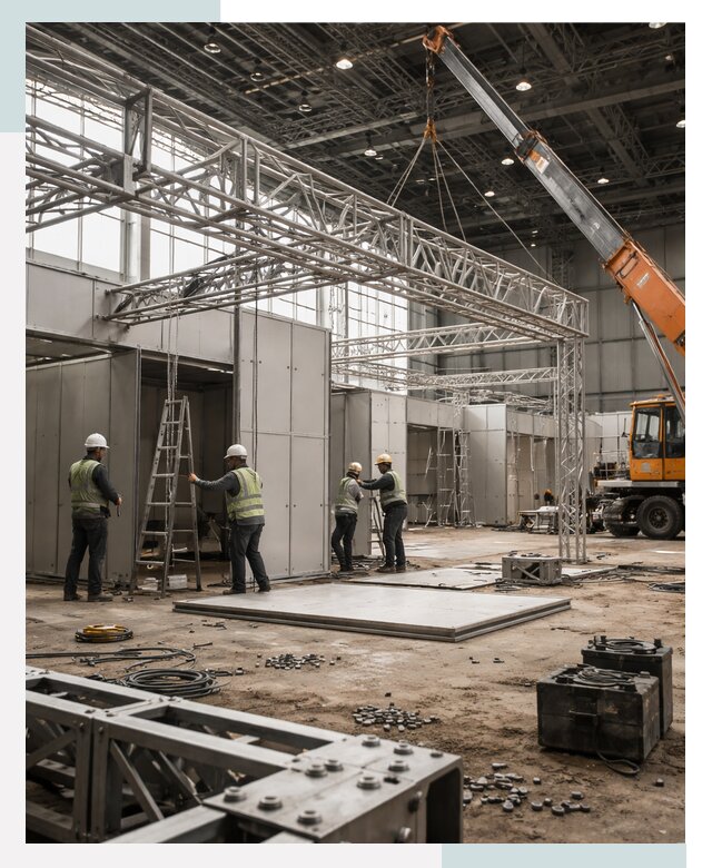 Строительство выставочных павильонов в Новомосковске от 36138 р.| СтальСтрой-Нвм