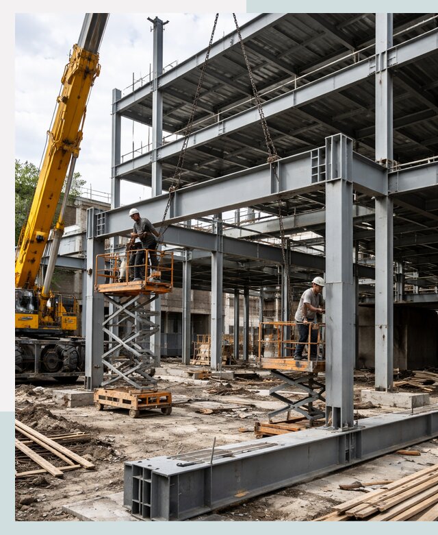 Строительство торгово-офисных зданий под ключ в Новомосковске